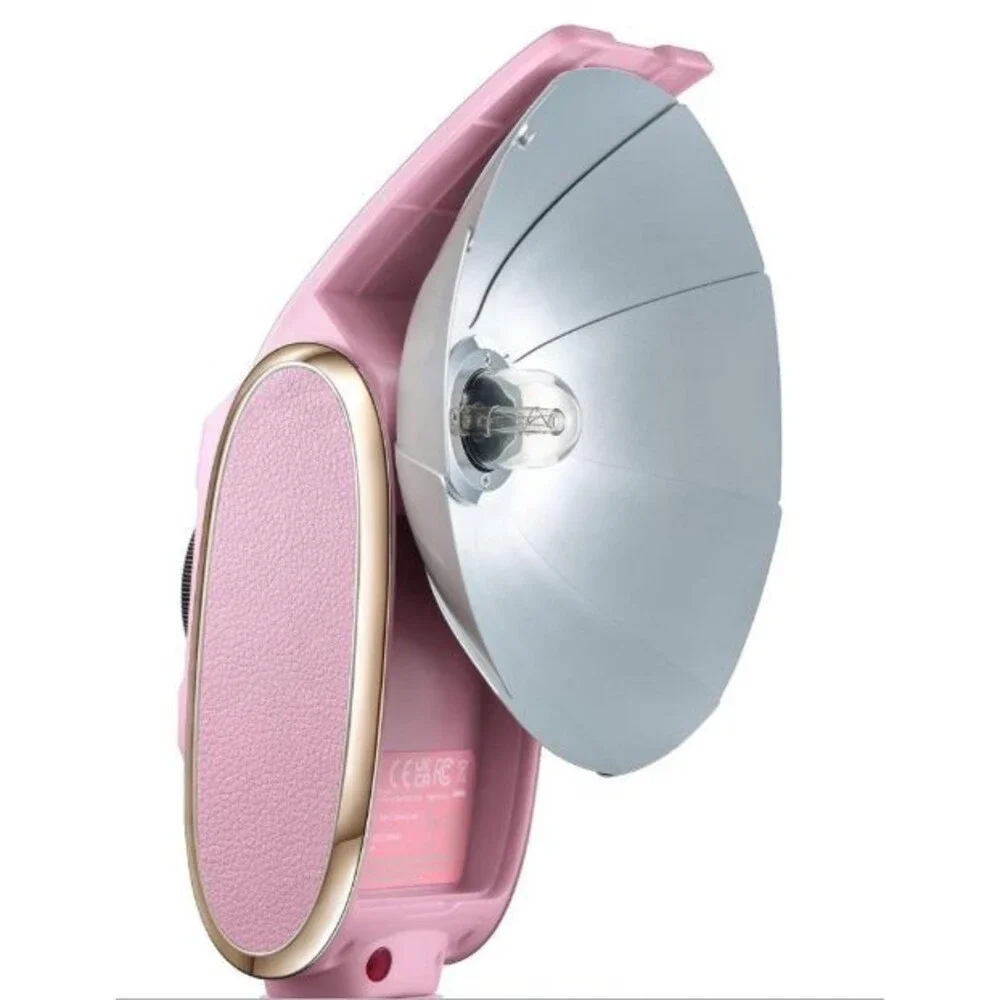 Godox Lux Senior Retro Camera Flash (Pink) 7 Levels 1/1-1/64 Flash Power GN14 60